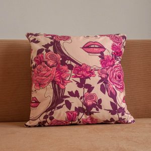 Roses Art Cushion – Handcrafted in the Netherlands