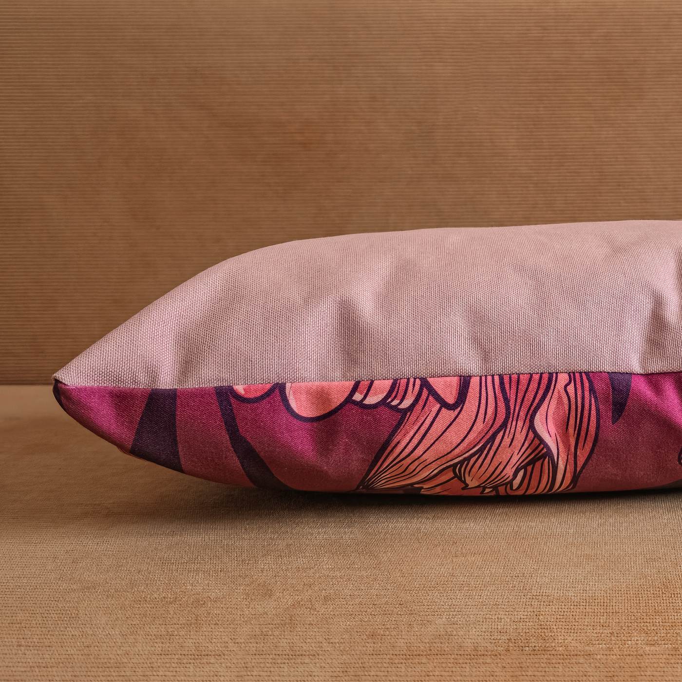 Tulips Lumbar Cushion — Floral Designer Pillow - Image 5